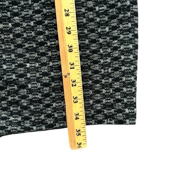 Theory Toli Chevon Dress Sz 4 Black Wool Office Career‎ Casual - Picture 7 of 9